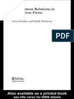 Tony Dundon & Derek Rollinson - Employment Relations in Non Union Firms