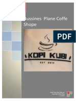Bussines  Plane Coffe Shope