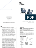 Grandstream GXP 280 and GXP 285 Quick Start Guide PDF