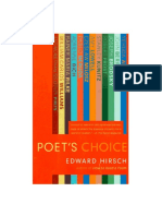 Edward Hirsch - Poet's Choice PDF
