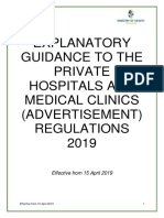 Explanatory Guidance (Eg) Under The Private Hospitals and Medical Clinics (PHMC) (Advertisment) Regulations 27eb PDF