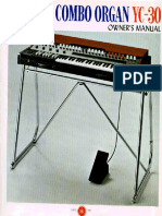 Yamaha YC-30 Combo Organ (Owner's Manual)