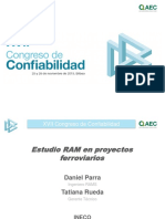 Presentación Estudio RAM en Proyectos Ferroviarios