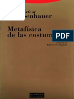 Schopenhauer Arthur - Metafisica De Las Costumbres.pdf