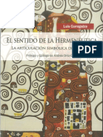 El Sentido de La Hermeneutica _ Luis Garagalza