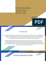 Manifestaciones estéticas del SXX