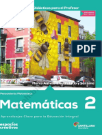 Matemáticas 2 Espacios Creativos RD - Conaliteg PDF