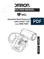 Manual Tensiometro Omron Hem-790it