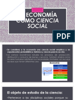 La Economía Como Ciencia Social