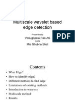 Multi Scale Wavelet Based Edge Detection