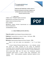 Relatório de Estágio Fundamental II - Josimar