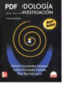 Sampieri Et Al Metodologia de La Investigacion 4ta Edicion ...