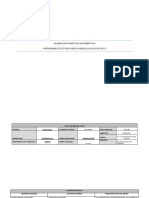 PLANEACIÓN DIDÁCTICA Sem 2020-A INFORMATICA II