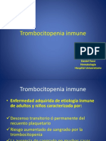 Trombocitopenia Inmune