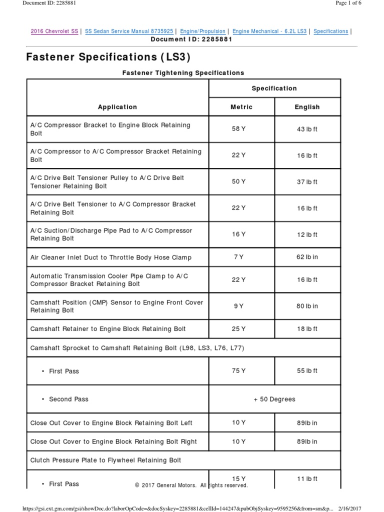 Ls Oil Pump Torque Specs Wholesale Discount www173.rtaf.mi.th