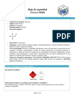 Hoja de Seguridad Metanol