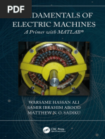 Fundamentals of Electric Machines A Primer With MATLAB PDF