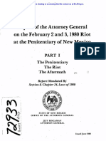 Attorney General Report On NM Prison Riot - Part 1