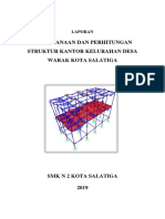 Perhitungan Struktur Kantor Kelurahan Desa Warak Salatiga