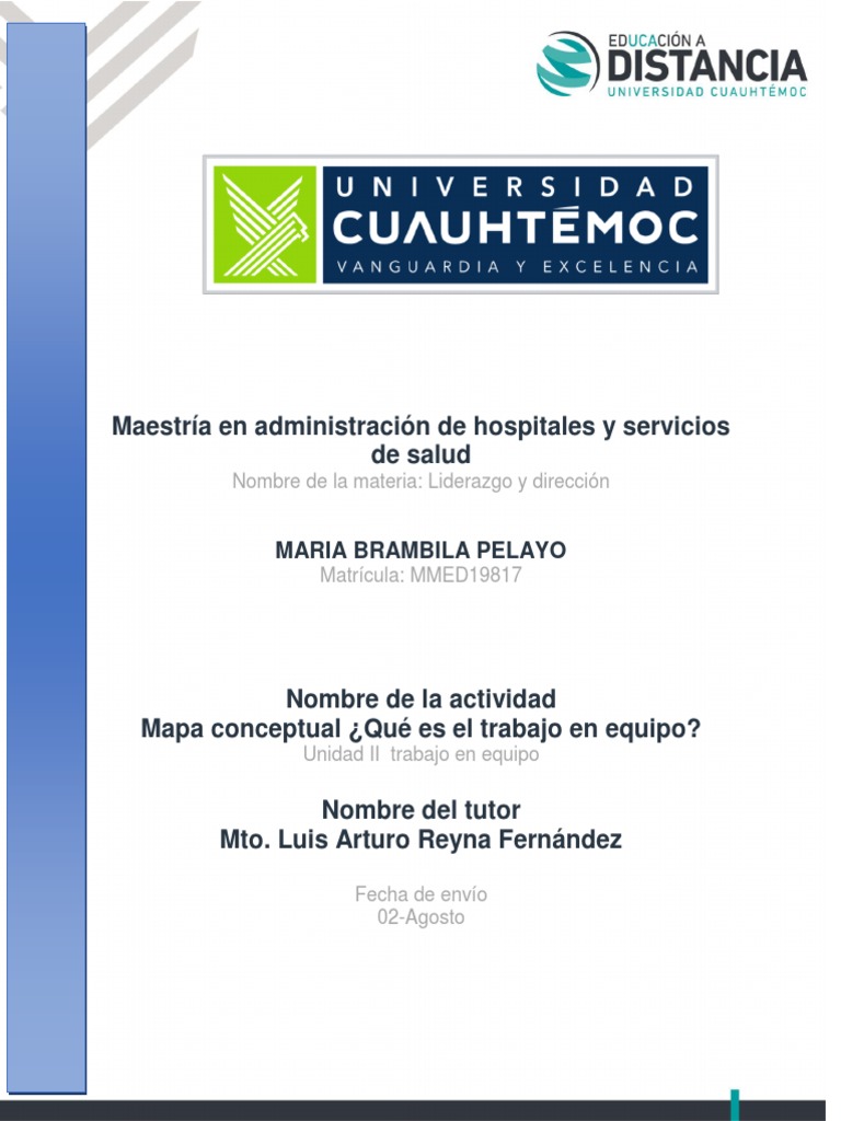 Mapa Conceptual Trabajo en Equipo | PDF