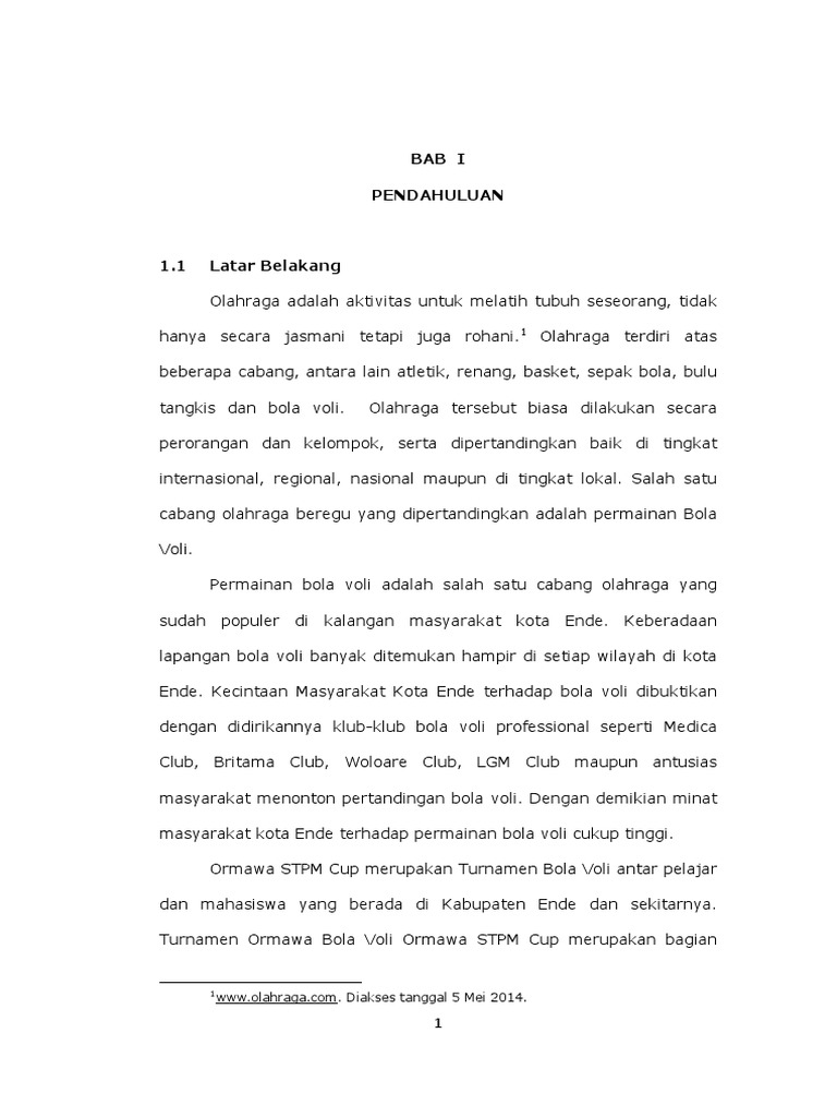 Analisis Kepuasan Masyarakat Kota Ende Terhadap Ormawa Cup Pdf