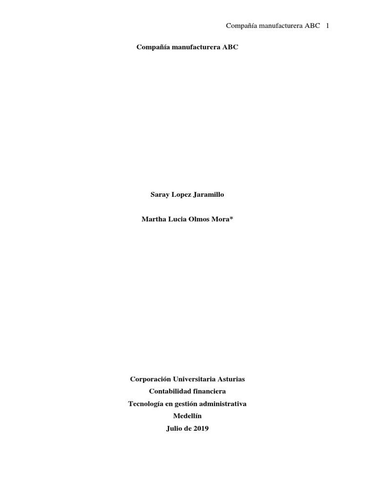 Caso Practico Unidad 3 Contabilidad Financiera Pdf Contabilidad