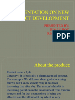 A Presentation On New Product Development: Presented By: Biman Roy REG NO.:-5013