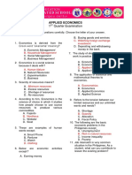 Applied Economics 1st Quarter Test