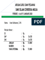 Honor Guru Cendekia Mulia Jan 2020