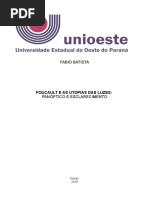 Tese apos qual Foucault e as Utopias das Luzes Panoptico e Esclarecimento