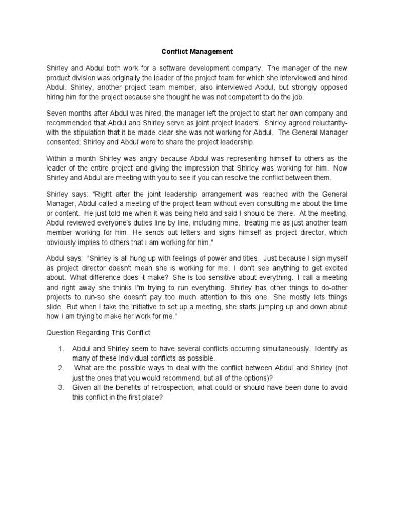 Case Study - PM and CM | PDF | Business