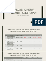 Evaluasi Kinerja Promkes