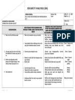 JOB SAFETY ANALYSIS (JSA) PENGECORAN DENGAN BUCKET