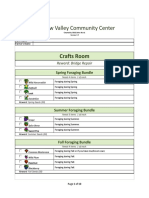 Stardew Valley Community Center Item Checklist PDF