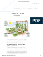 La Huerta de 1 Metro Cuadrado - El Horticultor