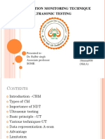 Condition Monitoring Technique NDT