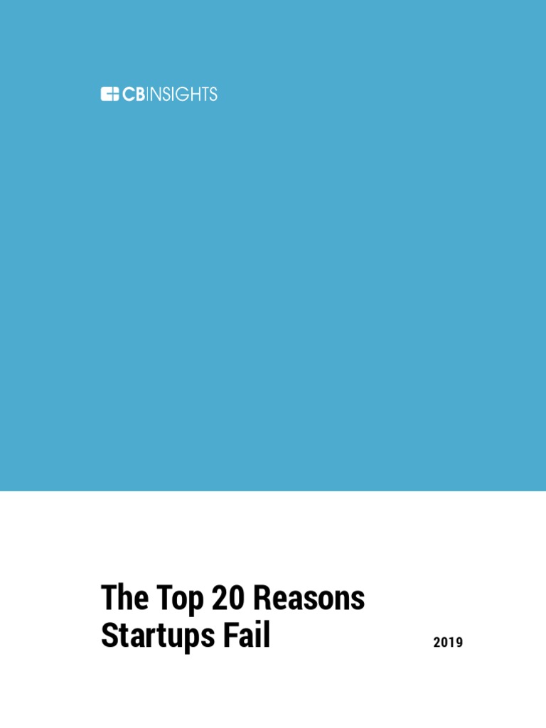 Top 20 Reasons Startups Fail | PDF | Startup Company | Small Business ...