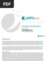 Yatra Investor Presentation 2016 07 14 PDF