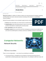 Network Security On Study Notes