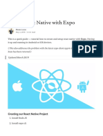 Set Up React Native With Expo - ITNEXT