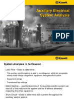 Auxiliary Electrical System Analysis - Kewit