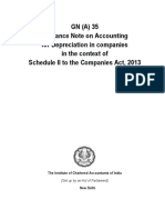 11guidance Note On Accounting For Depreciation in Companies in The Context of Schedule II To The Companies Act 2013 PDF