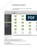 Explain linux directory structure