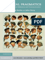 Kepa Korta and John Perry-Critical Pragmatics - An Inquiry Into Reference and Communication-Cambridge University Press (2011)