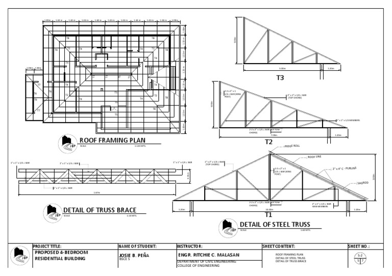 Struct 2 | PDF | Truss | Structural Engineering