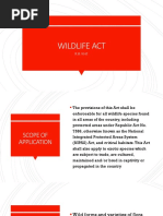 R.A. 9147: Wildlife Conservation Act | PDF | Wildlife | Endangered Species