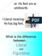 Figurative vs Literal Language
