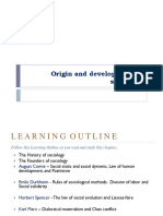 Sociology - Session 2 - Origin and Development of Sociology