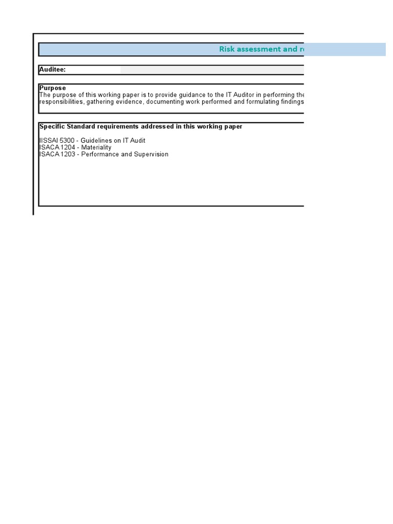 Audit Program - ITA | PDF | Financial Audit | Audit