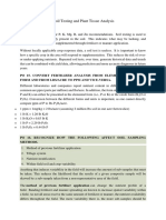 CA3-Soil Testing and Plant Tissue Analysis